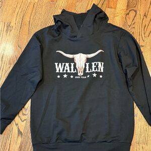 Black Morgan Wallen Tour hooded Sweatshirt Small